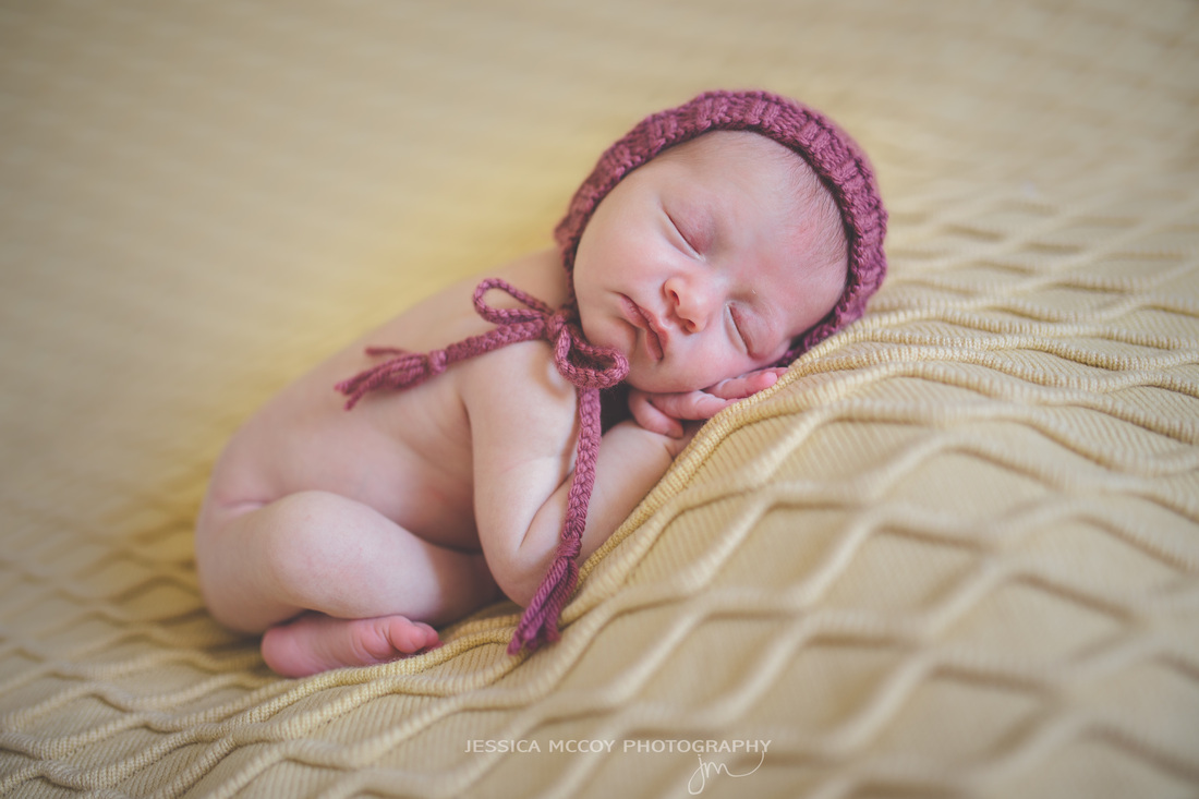 Beautiful Girl newborn pose Jessica McCoy photography Martinez, CA newborn photographer